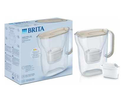 Dzbanek filtrujący do wody BRITA Style Essential 2,4l piaskowy